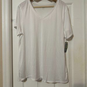 Women's white dry fit shirt